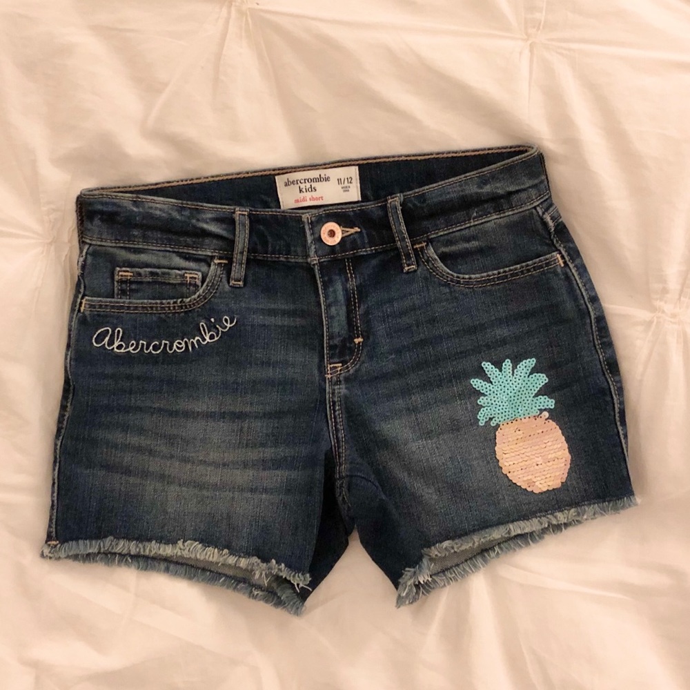 A&F Kids denim shorts